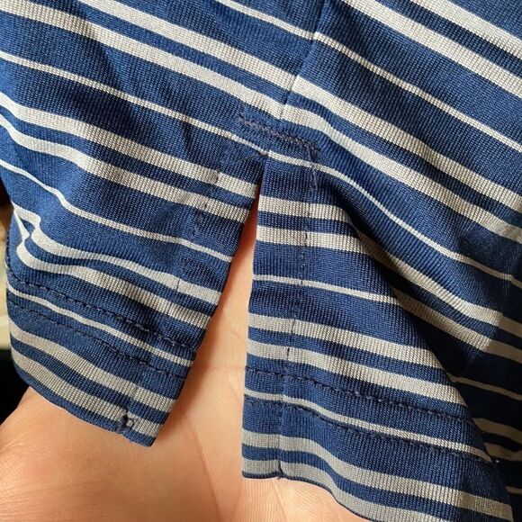 NFL Men’s Patriots Authentic Team Apparel Blue & White Polo w/Logo (XL) - Picture 13 of 14